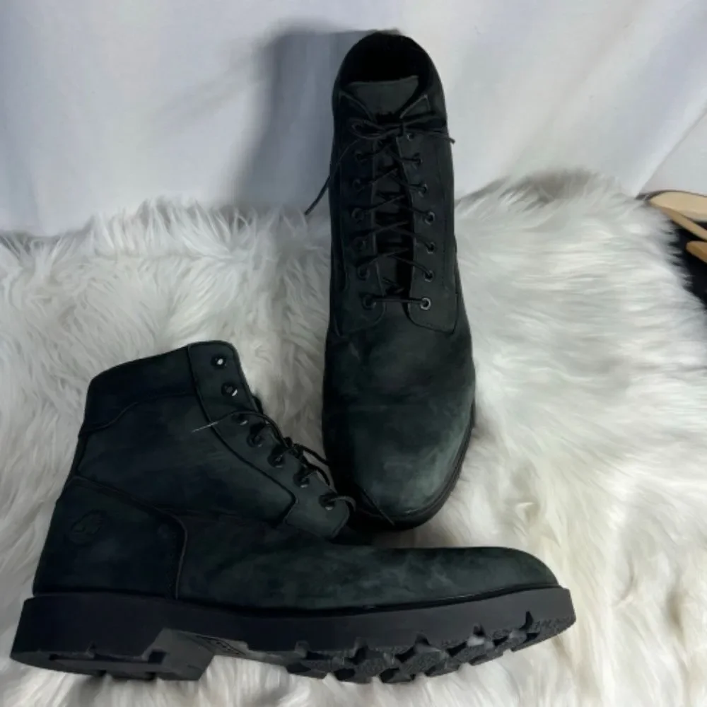 Timberland  Men's Classic Black‎ Nubuck Premium Boots With Antifatigue Sz…